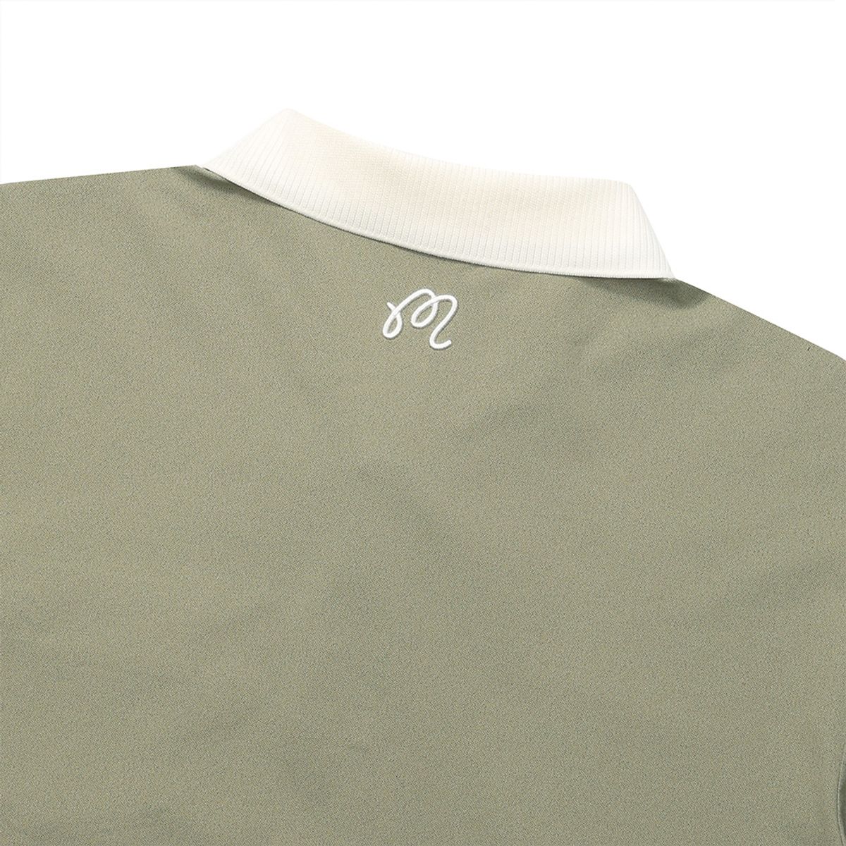 말본 골프(MALBON GOLF) 배색 포인트 폴로 티셔츠 KHAKI (MAN)