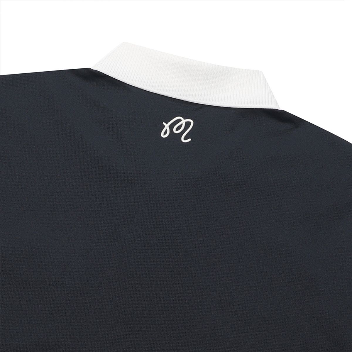 말본 골프(MALBON GOLF) 배색 포인트 폴로 티셔츠 NAVY (MAN)