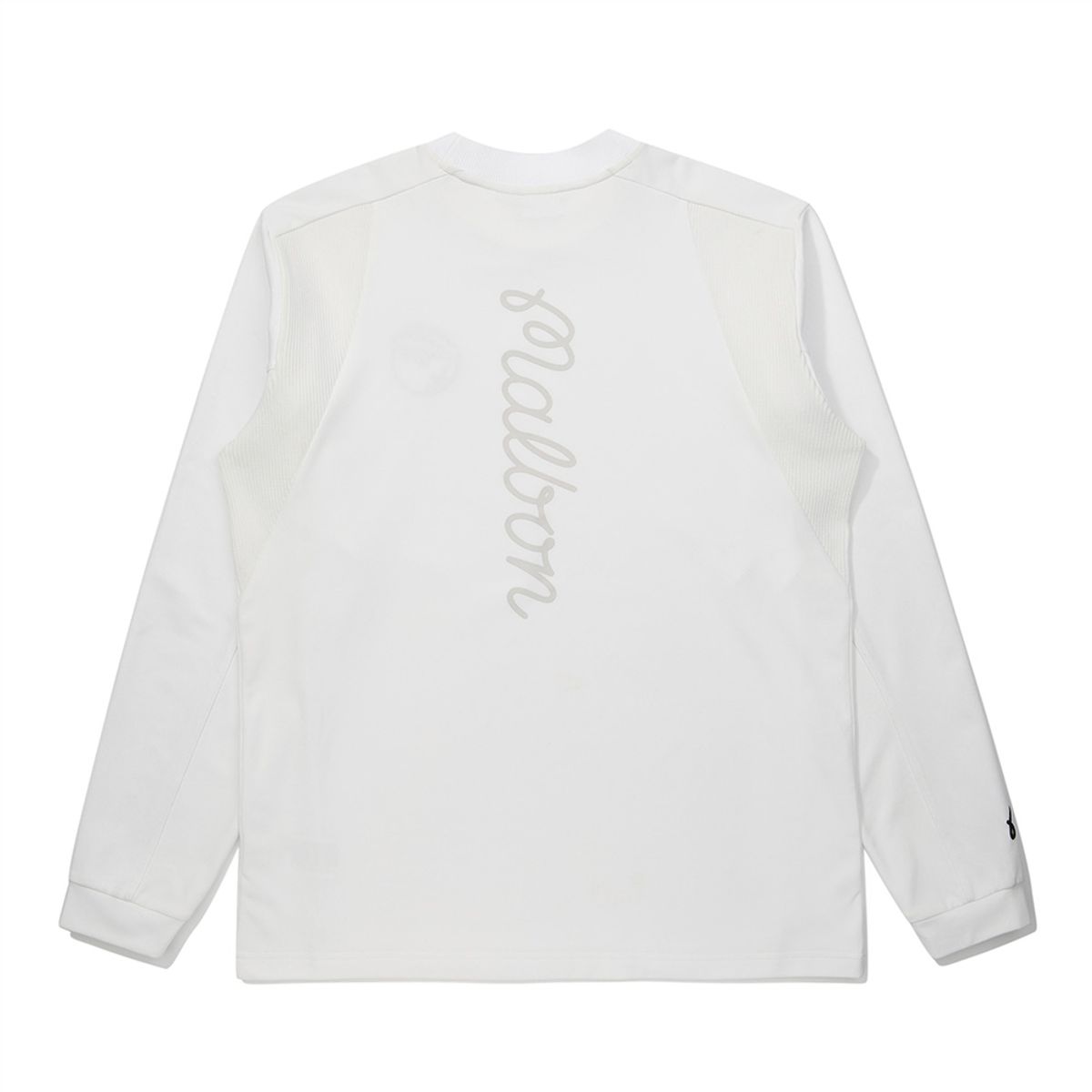 말본 골프(MALBON GOLF) 하이브리드 모크넥 긴팔 티셔츠 OFF WHITE (MAN)