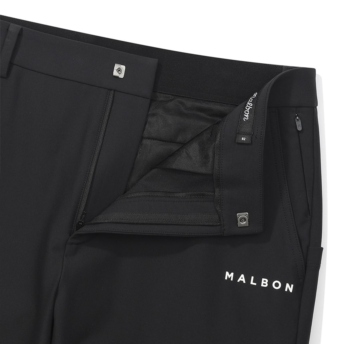 말본 골프(MALBON GOLF) 플레이어 일자 팬츠 BLACK (MAN)
