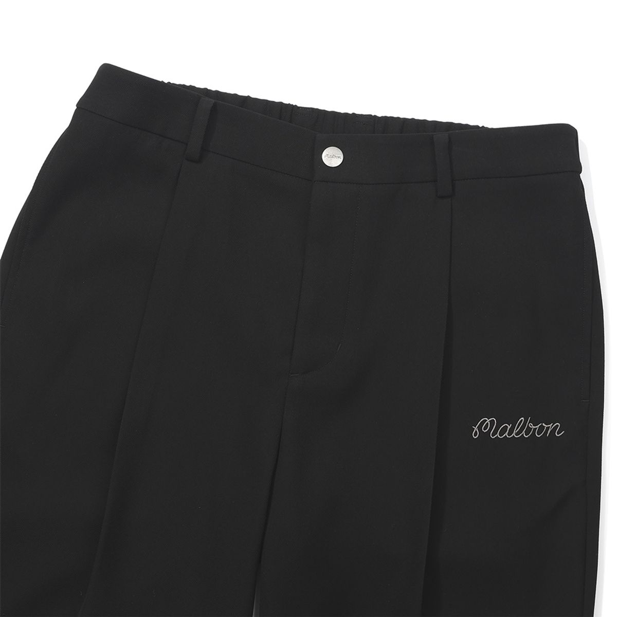 말본 골프(MALBON GOLF) 원턱 테이퍼드 팬츠 BLACK (MAN)