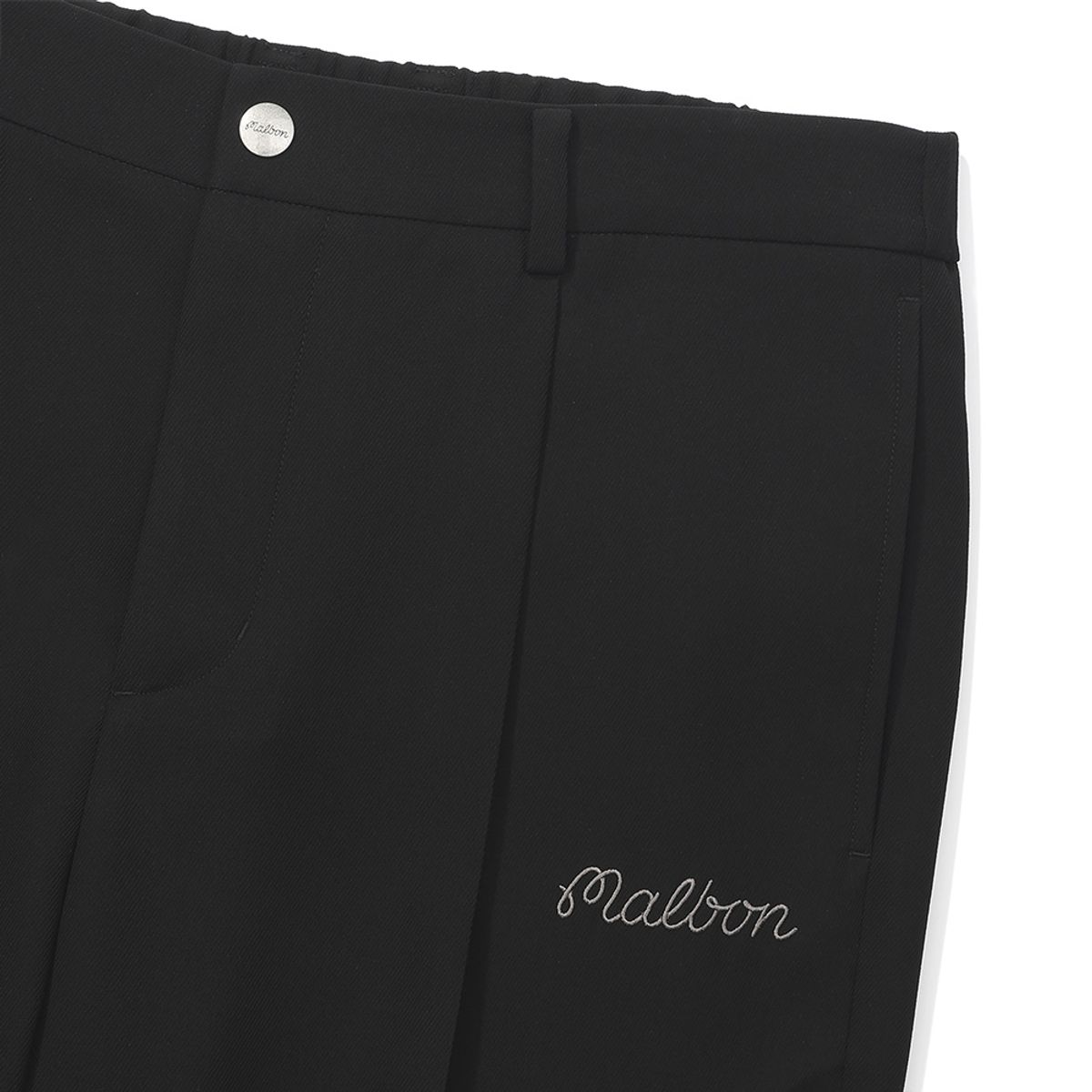 말본 골프(MALBON GOLF) 원턱 테이퍼드 팬츠 BLACK (MAN)