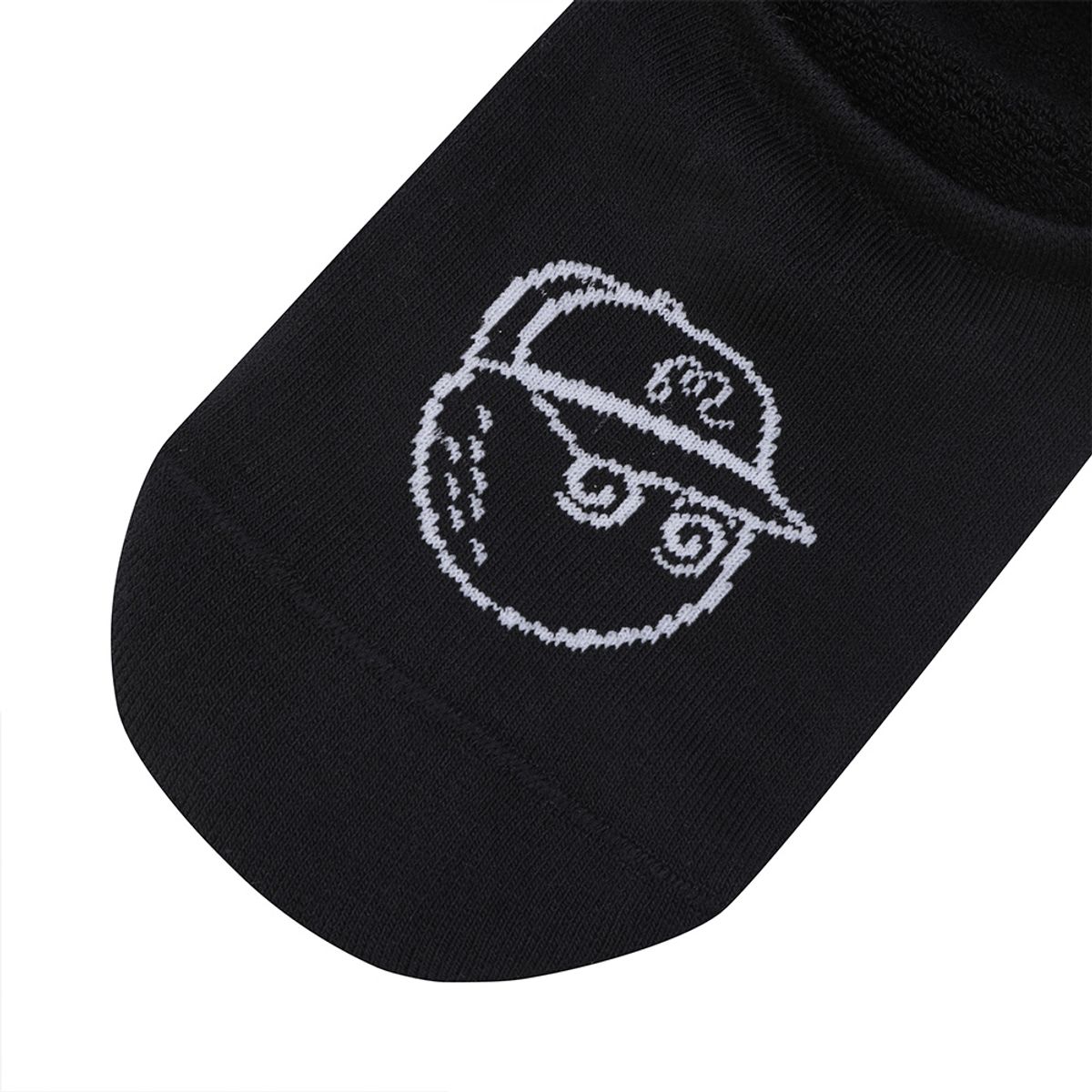 말본 골프(MALBON GOLF) 말본 로고 자카드 페이크 삭스 BLACK