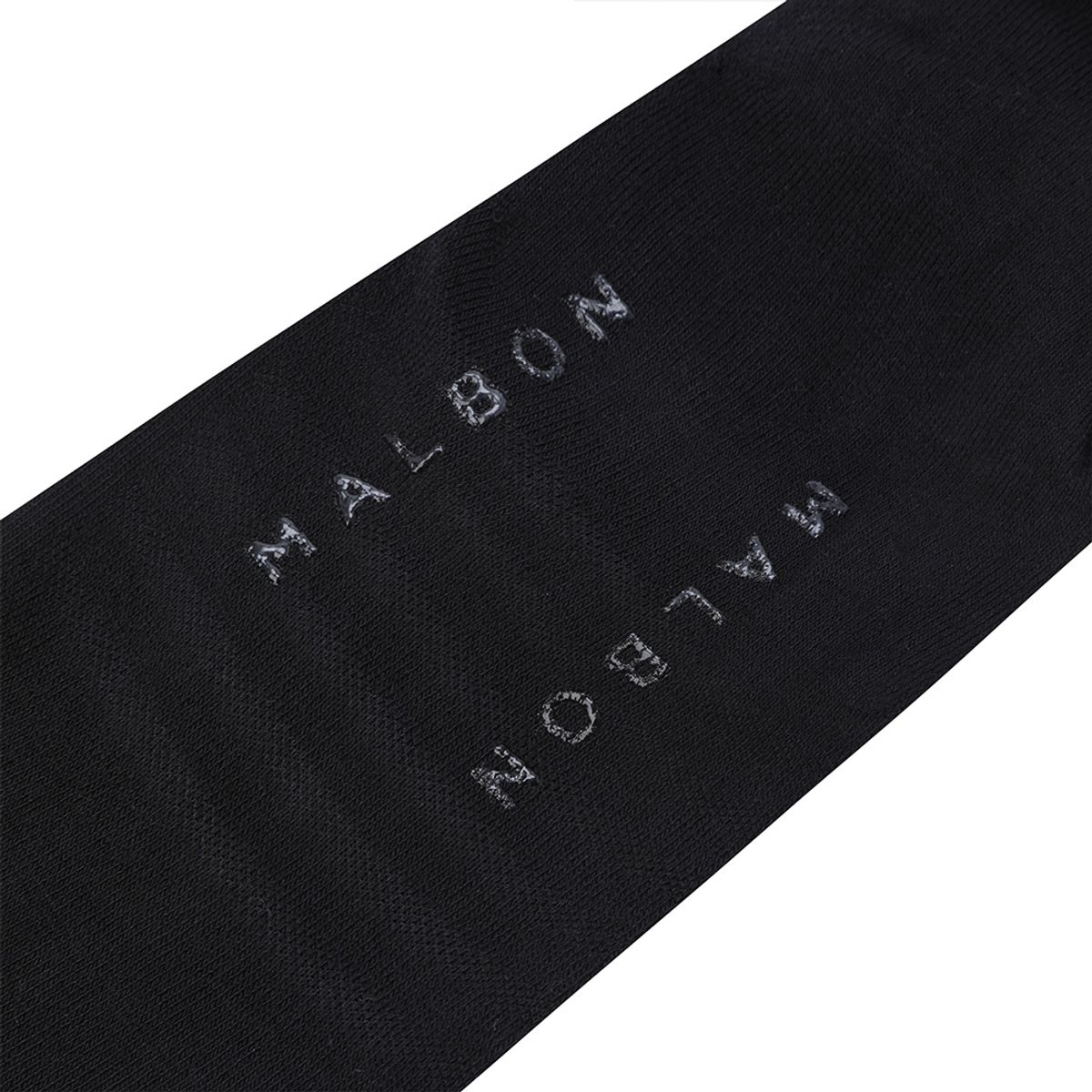 말본 골프(MALBON GOLF) 말본 로고 자카드 페이크 삭스 BLACK