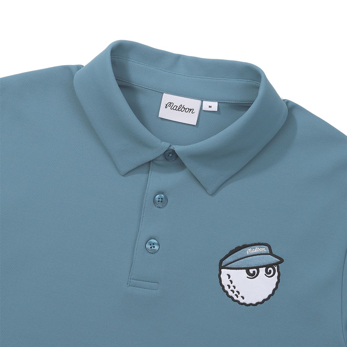 말본 골프(MALBON GOLF) 버킷 포인트 반팔 티셔츠 DARK BLUE (MAN)