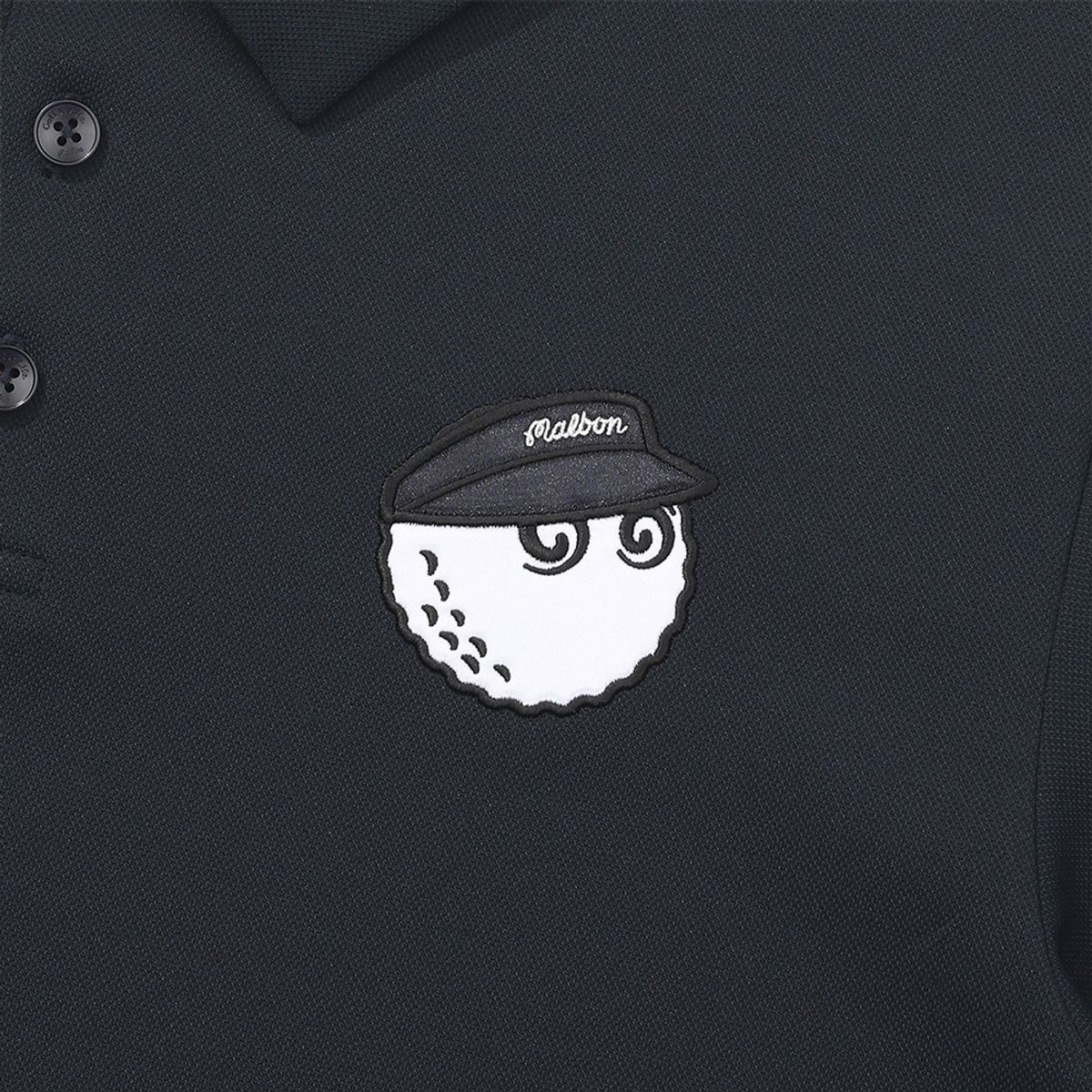 말본 골프(MALBON GOLF) 버킷 포인트 반팔 티셔츠 NAVY (MAN)