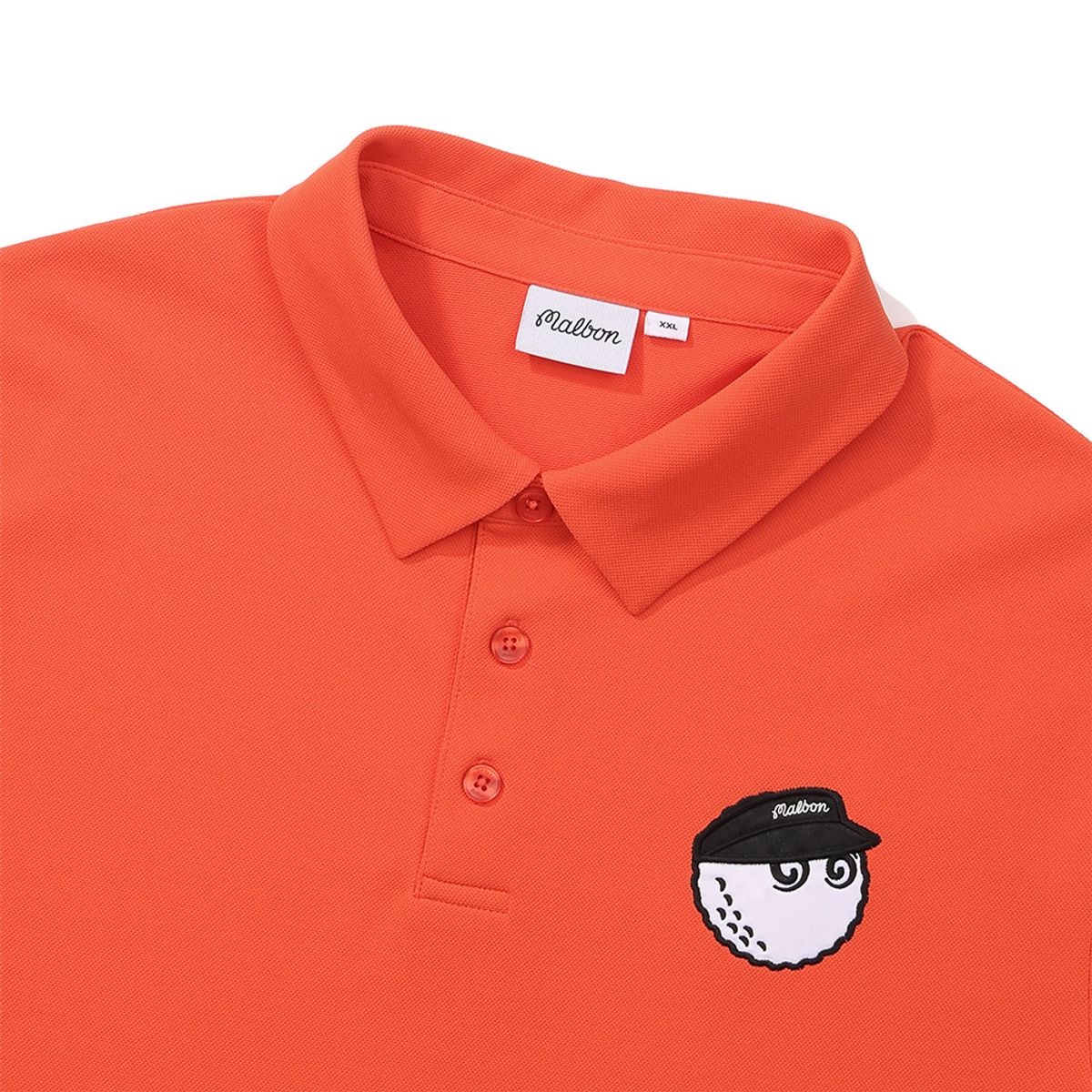 말본 골프(MALBON GOLF) 버킷 포인트 반팔 티셔츠 RED (MAN)