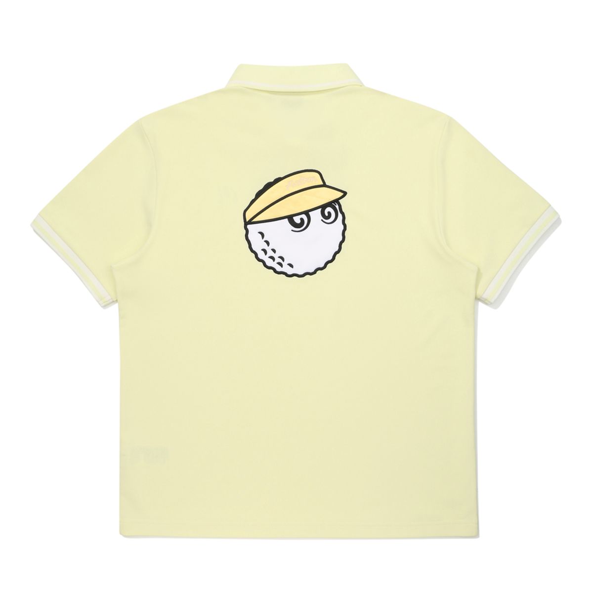말본 골프(MALBON GOLF) 등판 버킷 립에리 폴로 티셔츠 LEMON YELLOW (MAN)