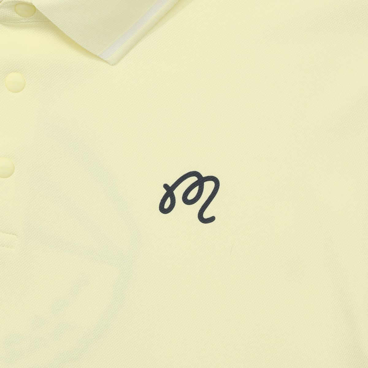 말본 골프(MALBON GOLF) 등판 버킷 립에리 폴로 티셔츠 LEMON YELLOW (MAN)