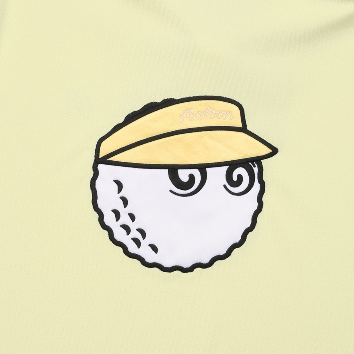 말본 골프(MALBON GOLF) 등판 버킷 립에리 폴로 티셔츠 LEMON YELLOW (MAN)