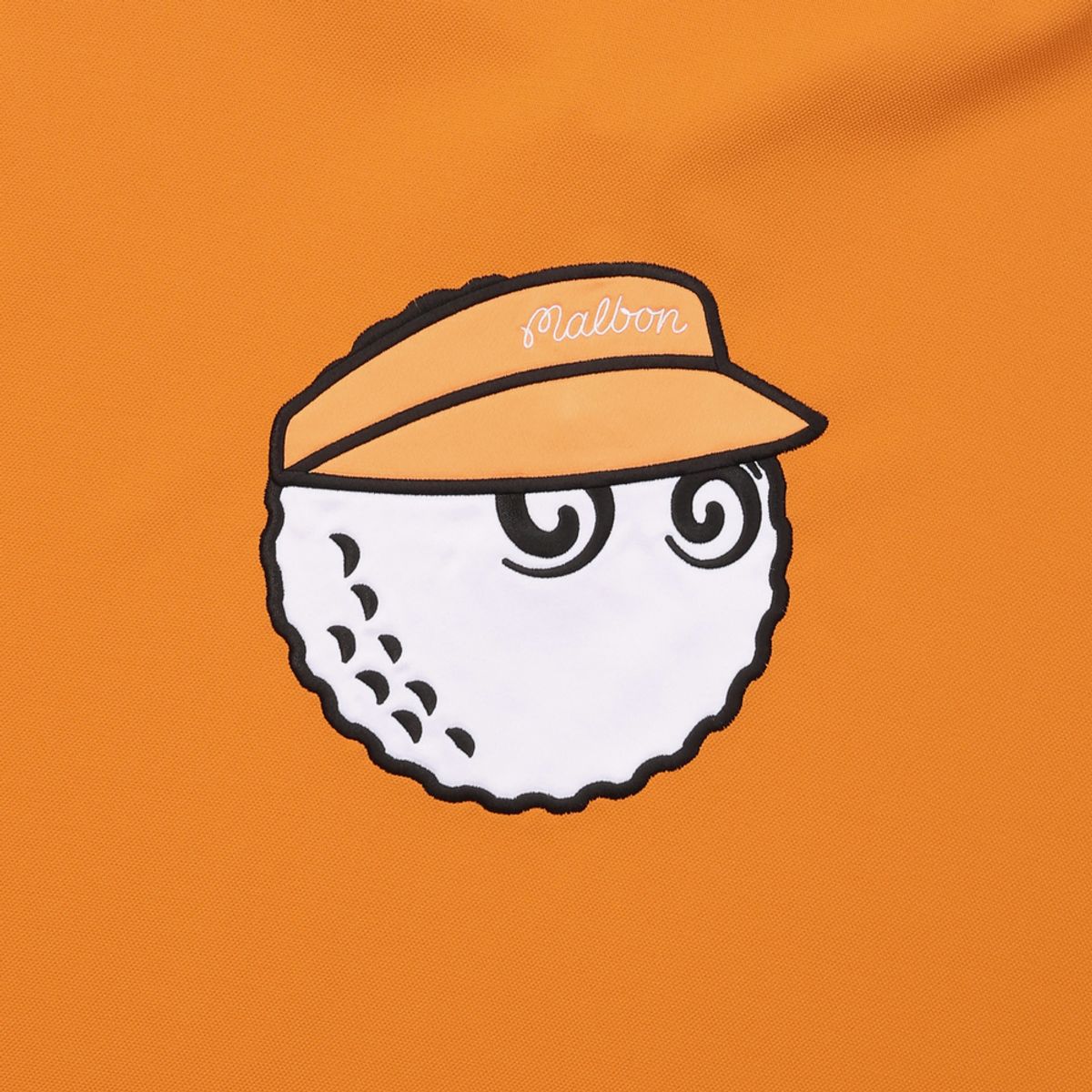 말본 골프(MALBON GOLF) 등판 버킷 립에리 폴로 티셔츠 ORANGE (MAN)