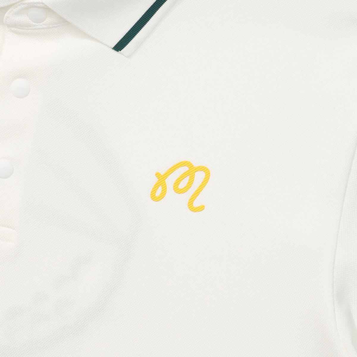 말본 골프(MALBON GOLF) 등판 버킷 립에리 폴로 티셔츠 OFF WHITE (MAN)