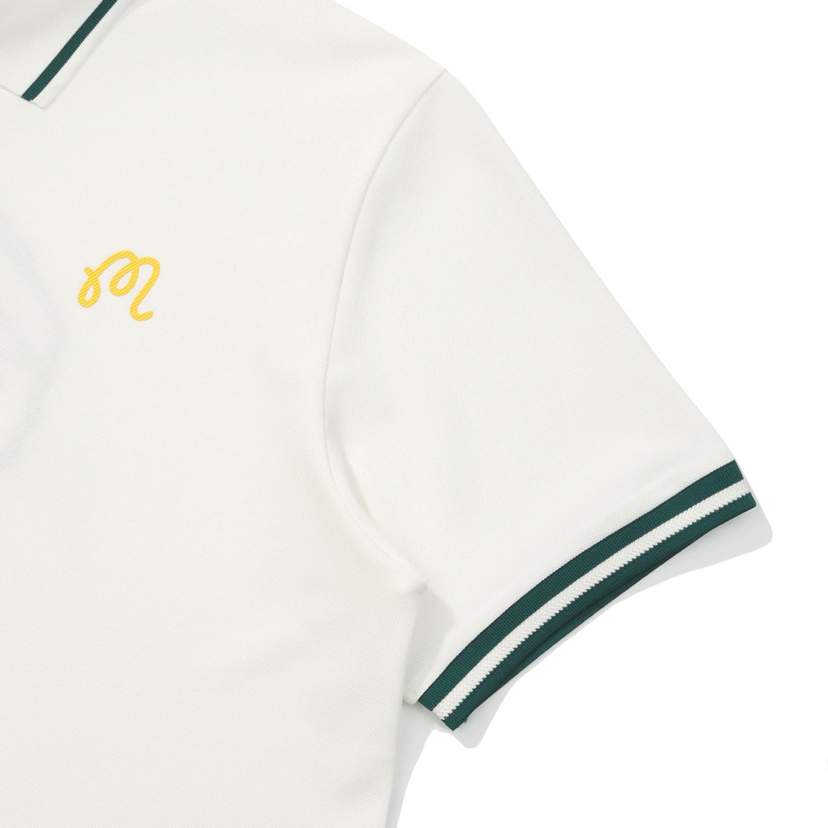 말본 골프(MALBON GOLF) 등판 버킷 립에리 폴로 티셔츠 OFF WHITE (MAN)
