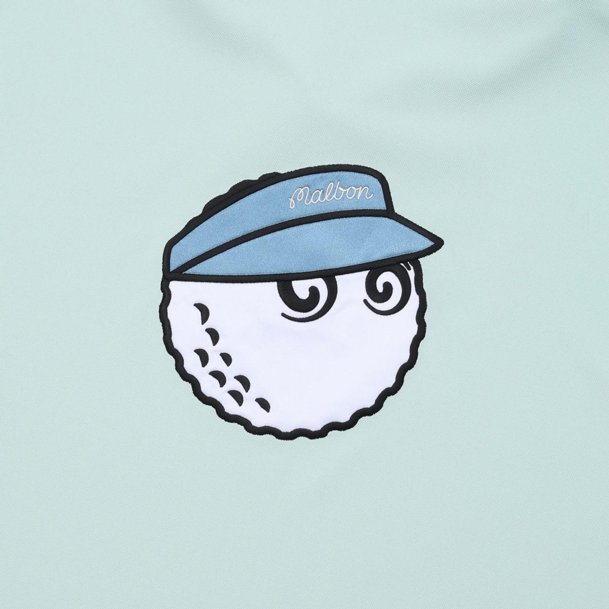 말본 골프(MALBON GOLF) 등판 버킷 립에리 폴로 티셔츠 PASTEL BLUE (MAN)
