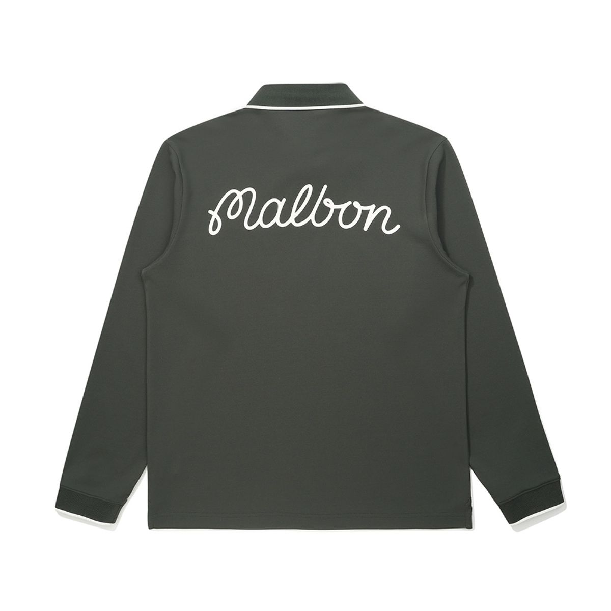 말본 골프(MALBON GOLF) 베이직 PQ 폴로 티셔츠 CHARCOAL (MAN)