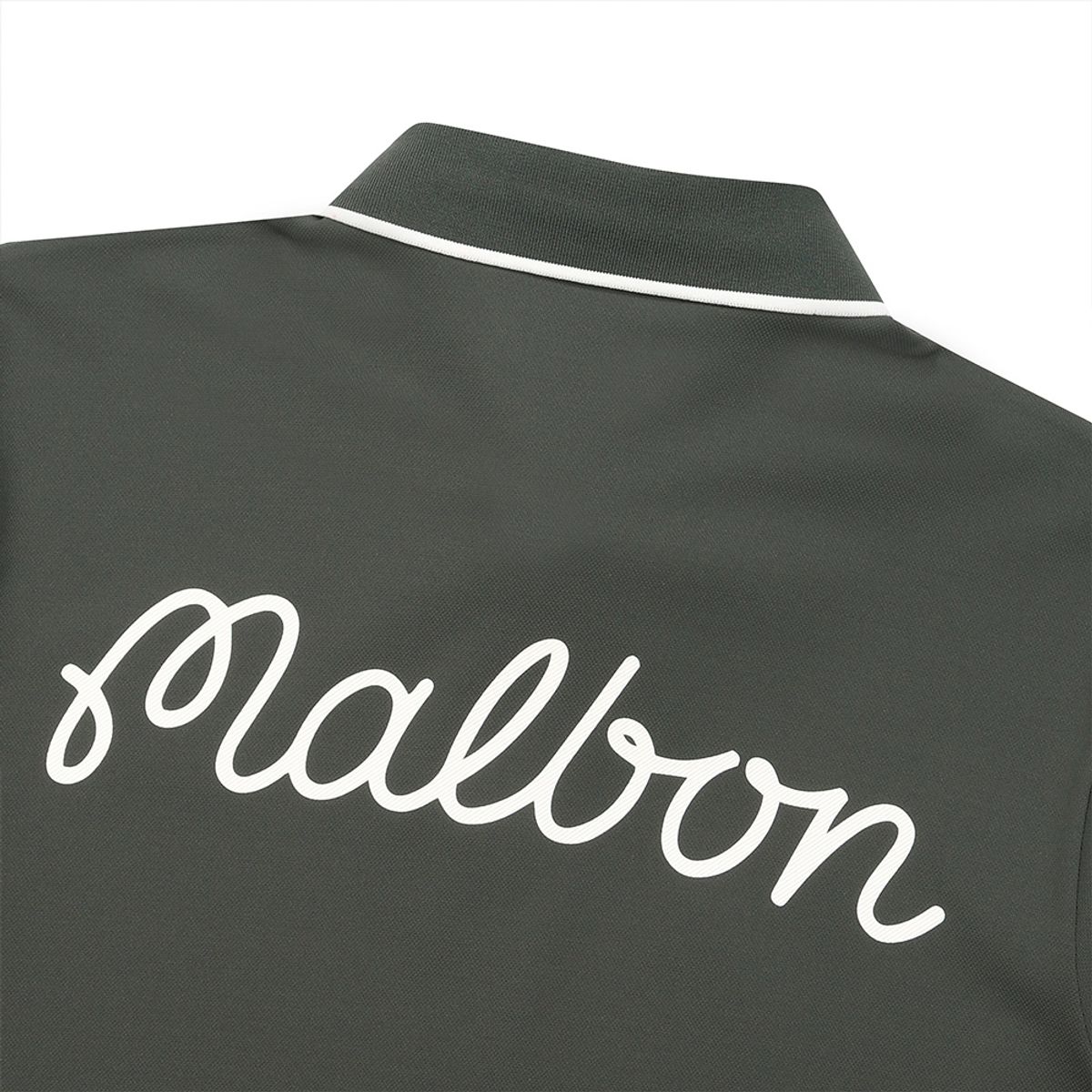 말본 골프(MALBON GOLF) 베이직 PQ 폴로 티셔츠 CHARCOAL (MAN)