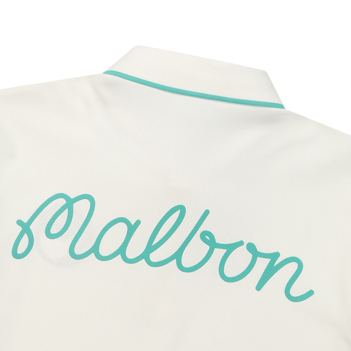말본 골프(MALBON GOLF) 베이직 PQ 폴로 티셔츠 OFF WHITE (MAN)