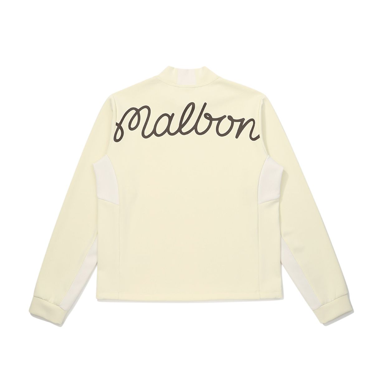 말본 골프(MALBON GOLF) 여성 세미 오버 모크넥 티셔츠 YELLOW (WOMAN)