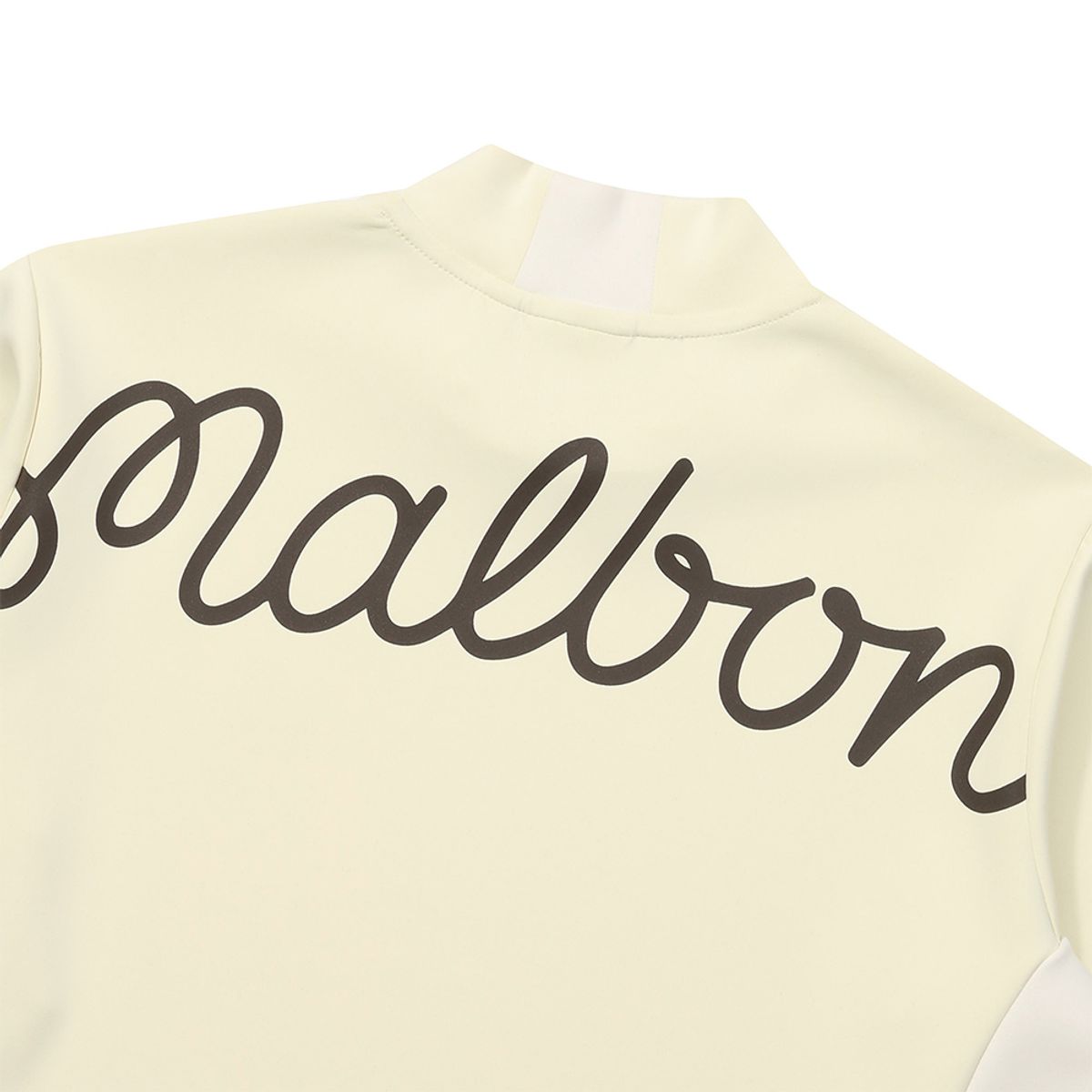 말본 골프(MALBON GOLF) 여성 세미 오버 모크넥 티셔츠 YELLOW (WOMAN)
