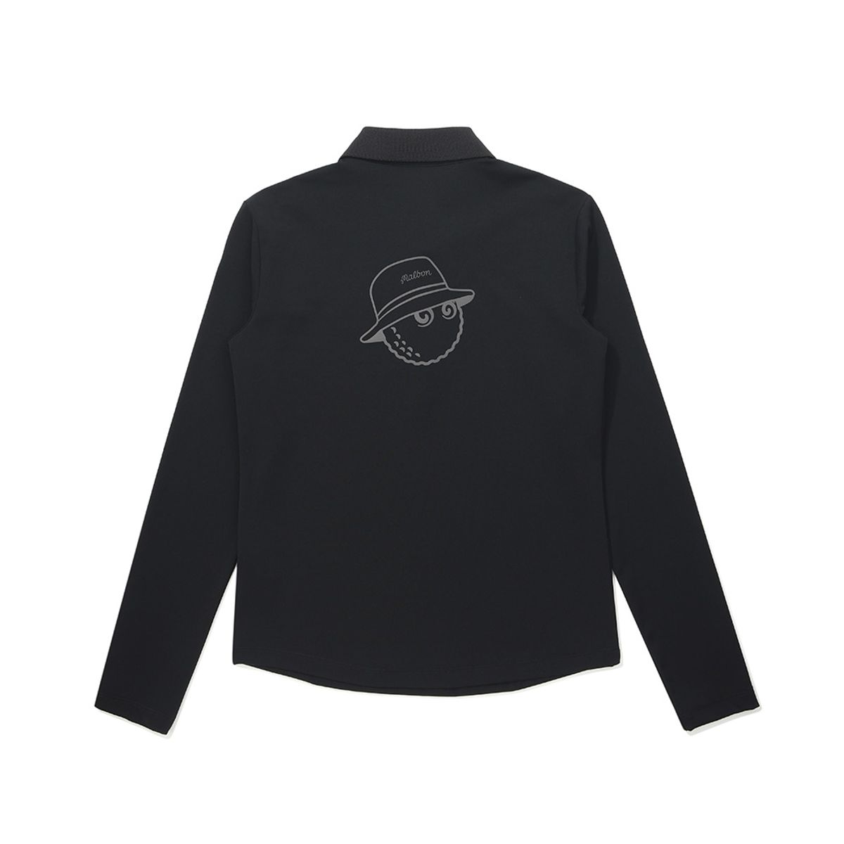 말본 골프(MALBON GOLF) 베이직 카라 컴포트 티셔츠 BLACK (WOMAN)