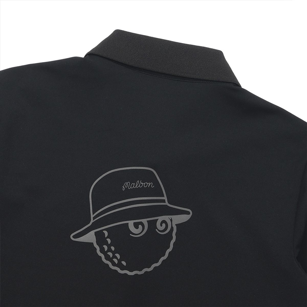 말본 골프(MALBON GOLF) 베이직 카라 컴포트 티셔츠 BLACK (WOMAN)