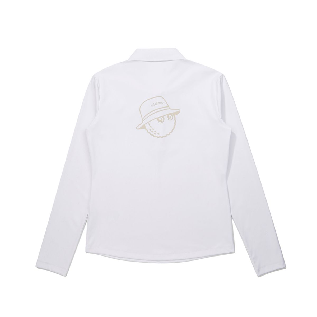 말본 골프(MALBON GOLF) 베이직 카라 컴포트 티셔츠 WHITE (WOMAN)