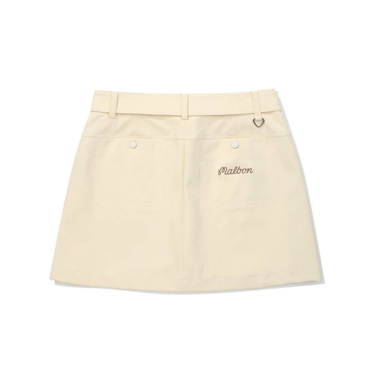 말본 골프(MALBON GOLF) H라인 옵션벨트 카고 스커트 BUTTER YELLOW (WOMAN)