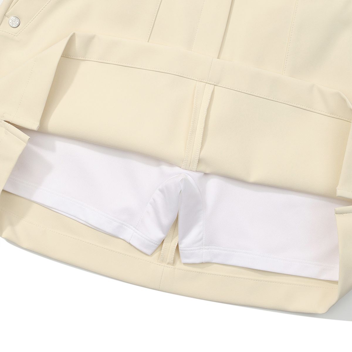 말본 골프(MALBON GOLF) H라인 옵션벨트 카고 스커트 BUTTER YELLOW (WOMAN)