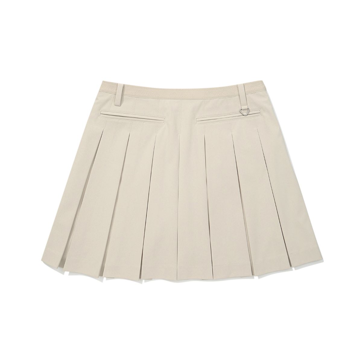 말본 골프(MALBON GOLF) 이중 플리츠 스커트 BEIGE (WOMAN)