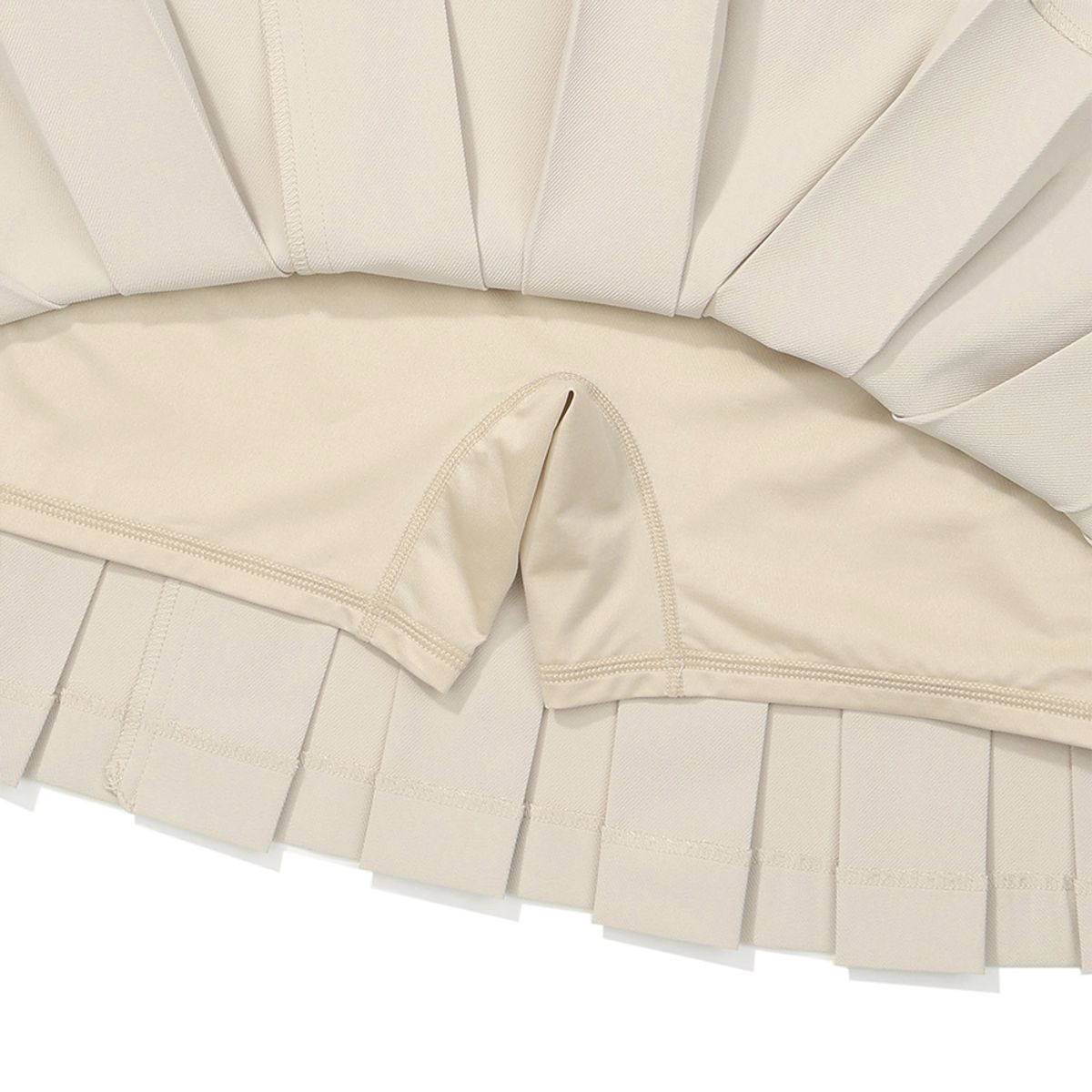 말본 골프(MALBON GOLF) 이중 플리츠 스커트 BEIGE (WOMAN)