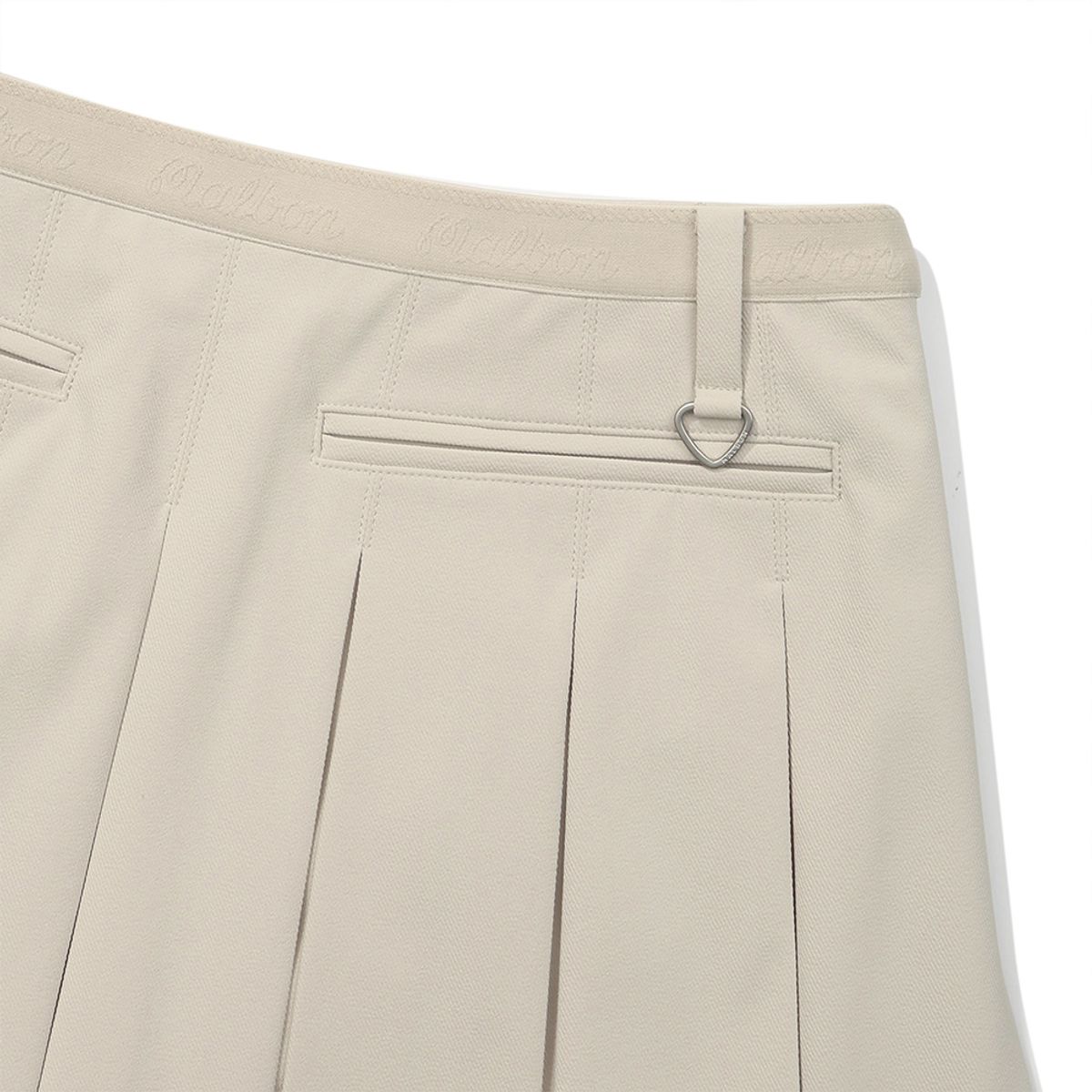 말본 골프(MALBON GOLF) 이중 플리츠 스커트 BEIGE (WOMAN)