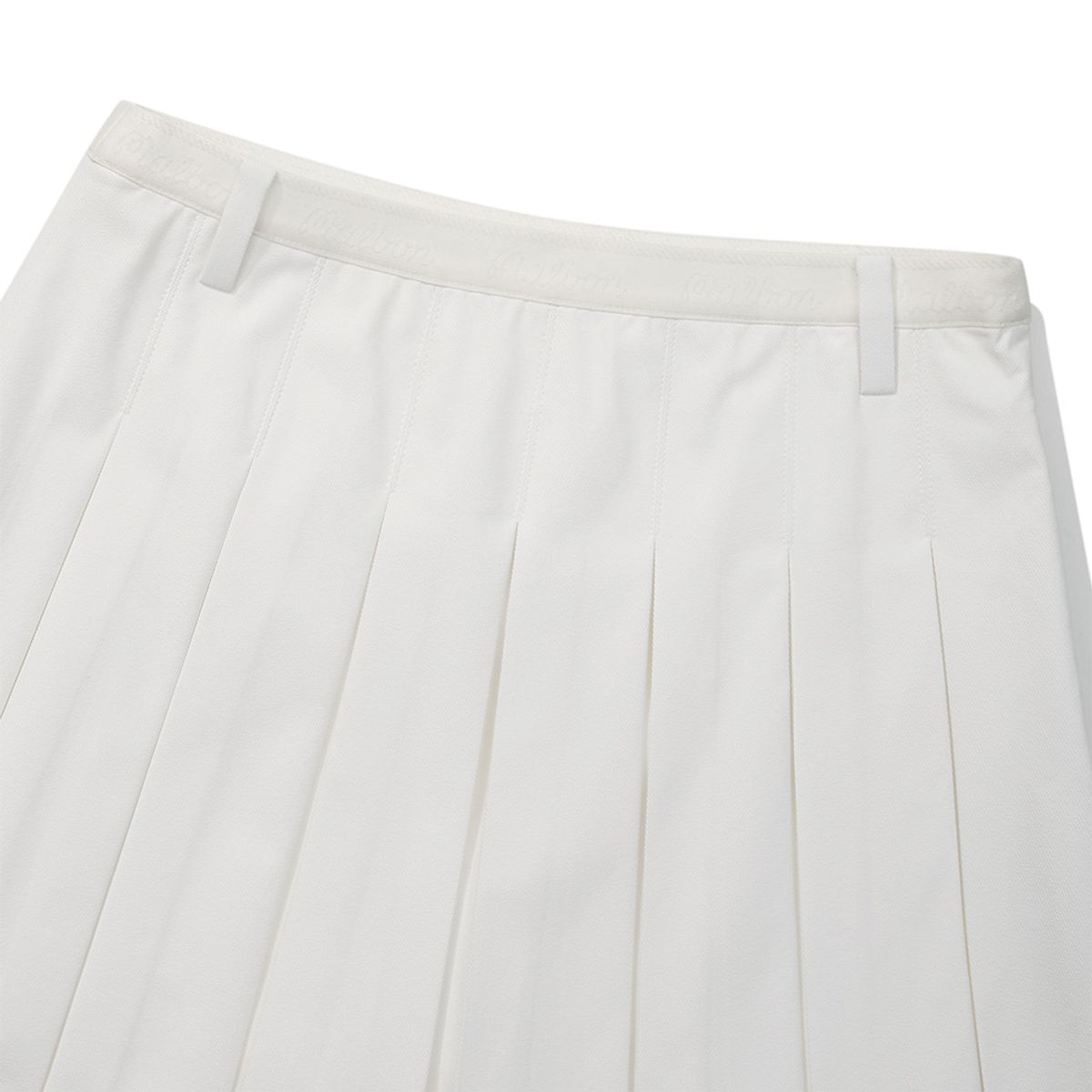 말본 골프(MALBON GOLF) 이중 플리츠 스커트 WHITE (WOMAN)