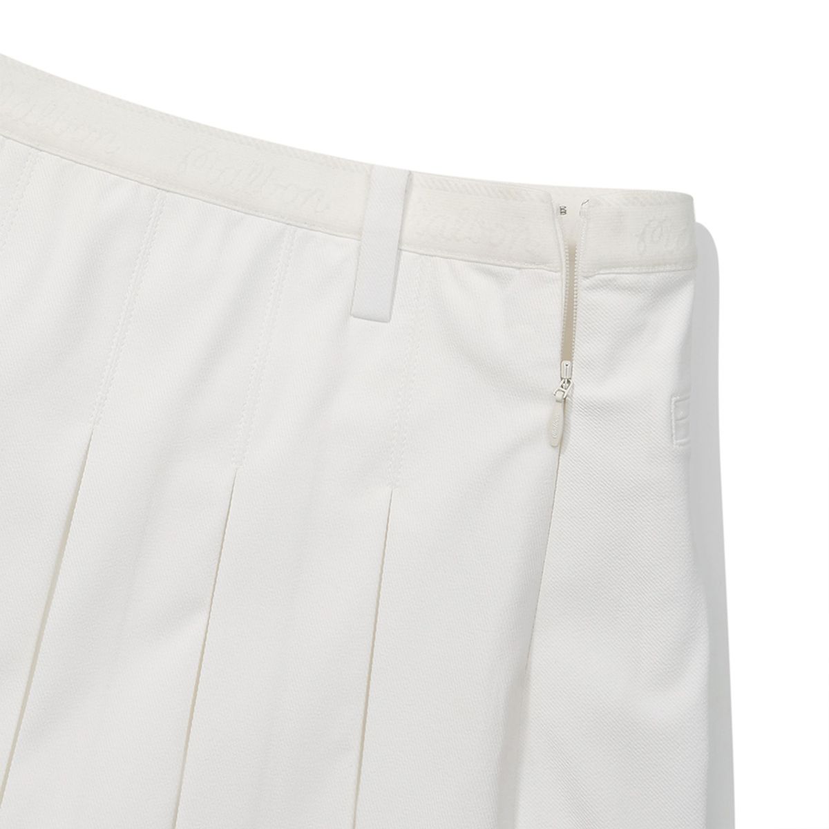 말본 골프(MALBON GOLF) 이중 플리츠 스커트 WHITE (WOMAN)