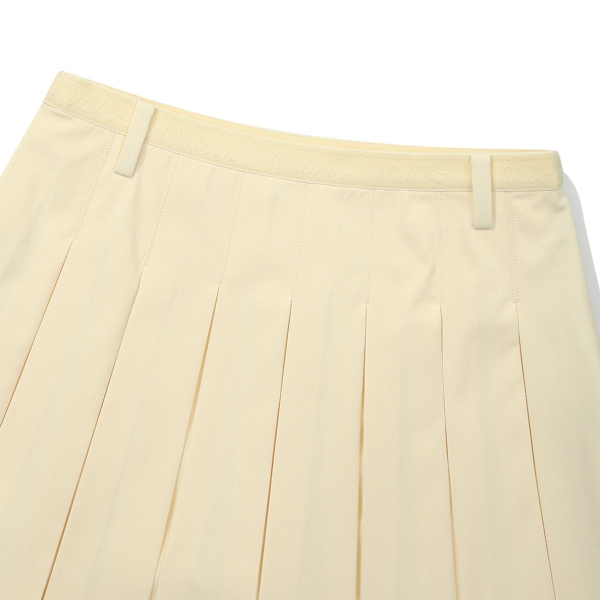 말본 골프(MALBON GOLF) 이중 플리츠 스커트 YELLOW (WOMAN)