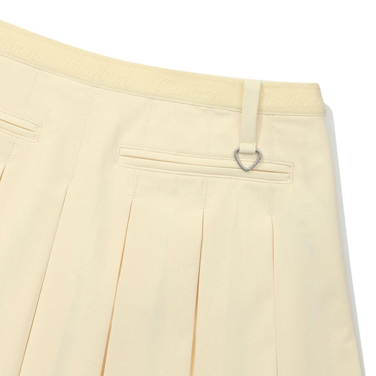 말본 골프(MALBON GOLF) 이중 플리츠 스커트 YELLOW (WOMAN)