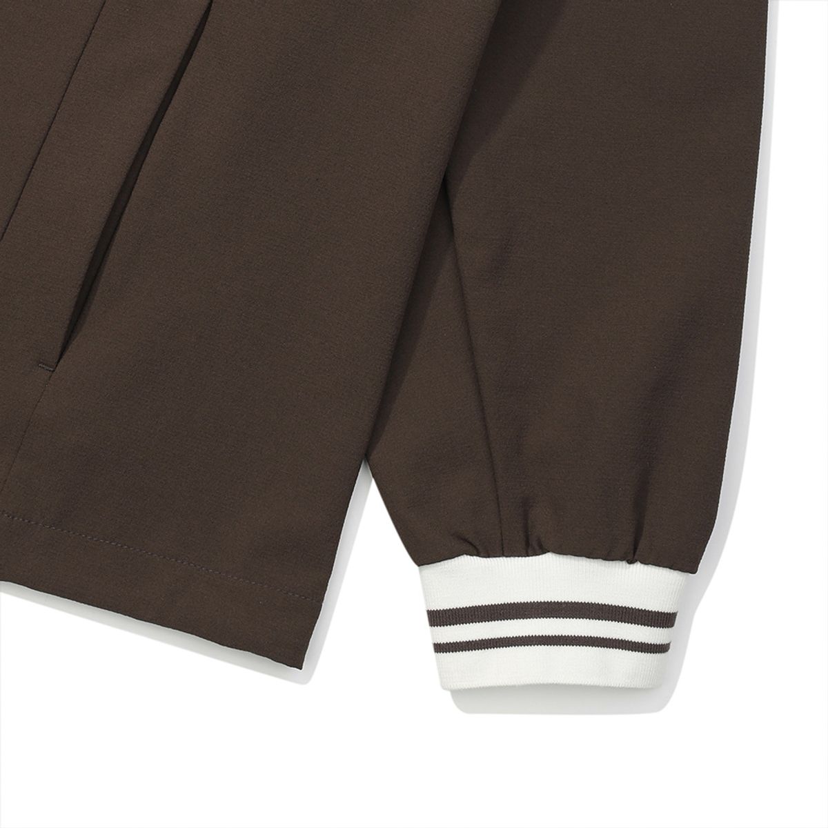 말본 골프(MALBON GOLF) 여성 우븐라이크 저지 소프트쉘 후드 아노락 BROWN (WOMAN)