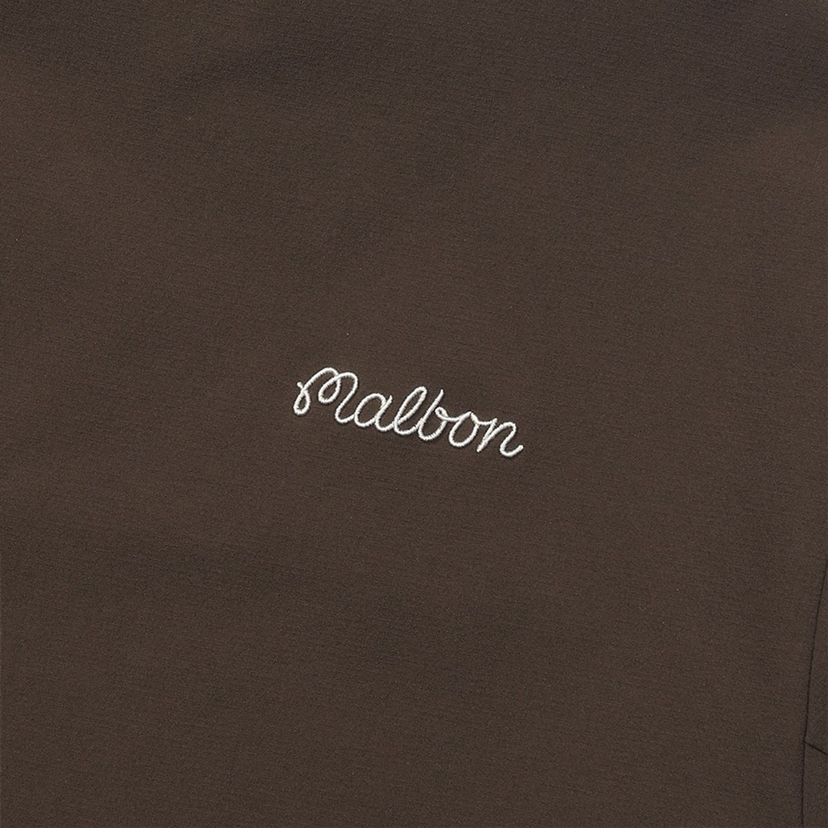 말본 골프(MALBON GOLF) 여성 우븐라이크 저지 소프트쉘 후드 아노락 BROWN (WOMAN)