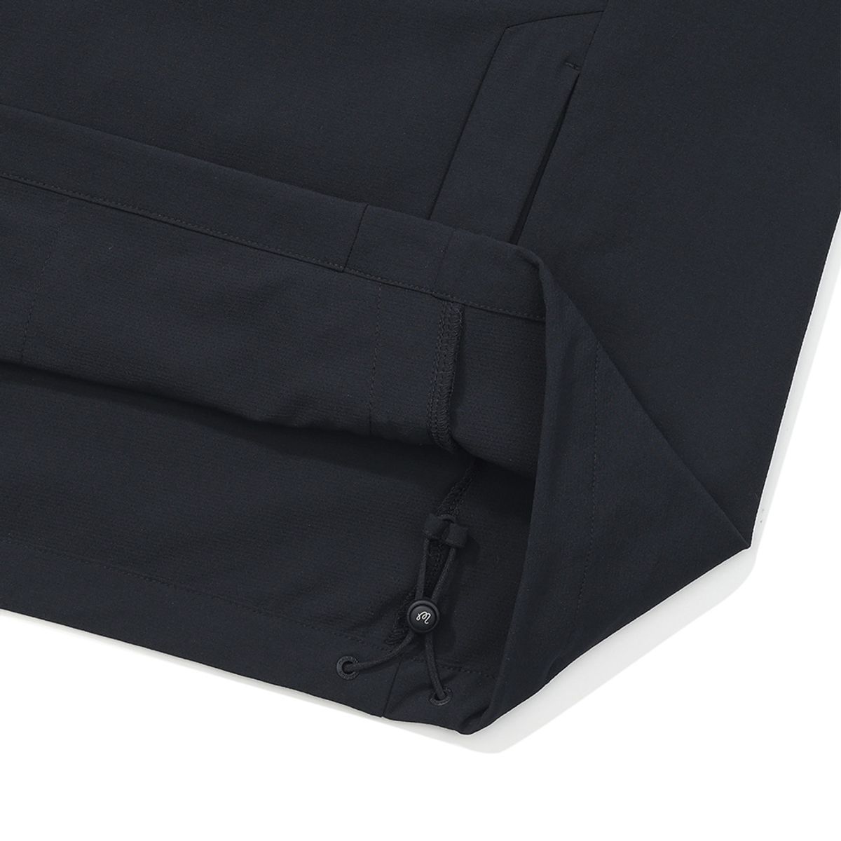 말본 골프(MALBON GOLF) 여성 우븐라이크 저지 소프트쉘 후드 아노락 NAVY (WOMAN)