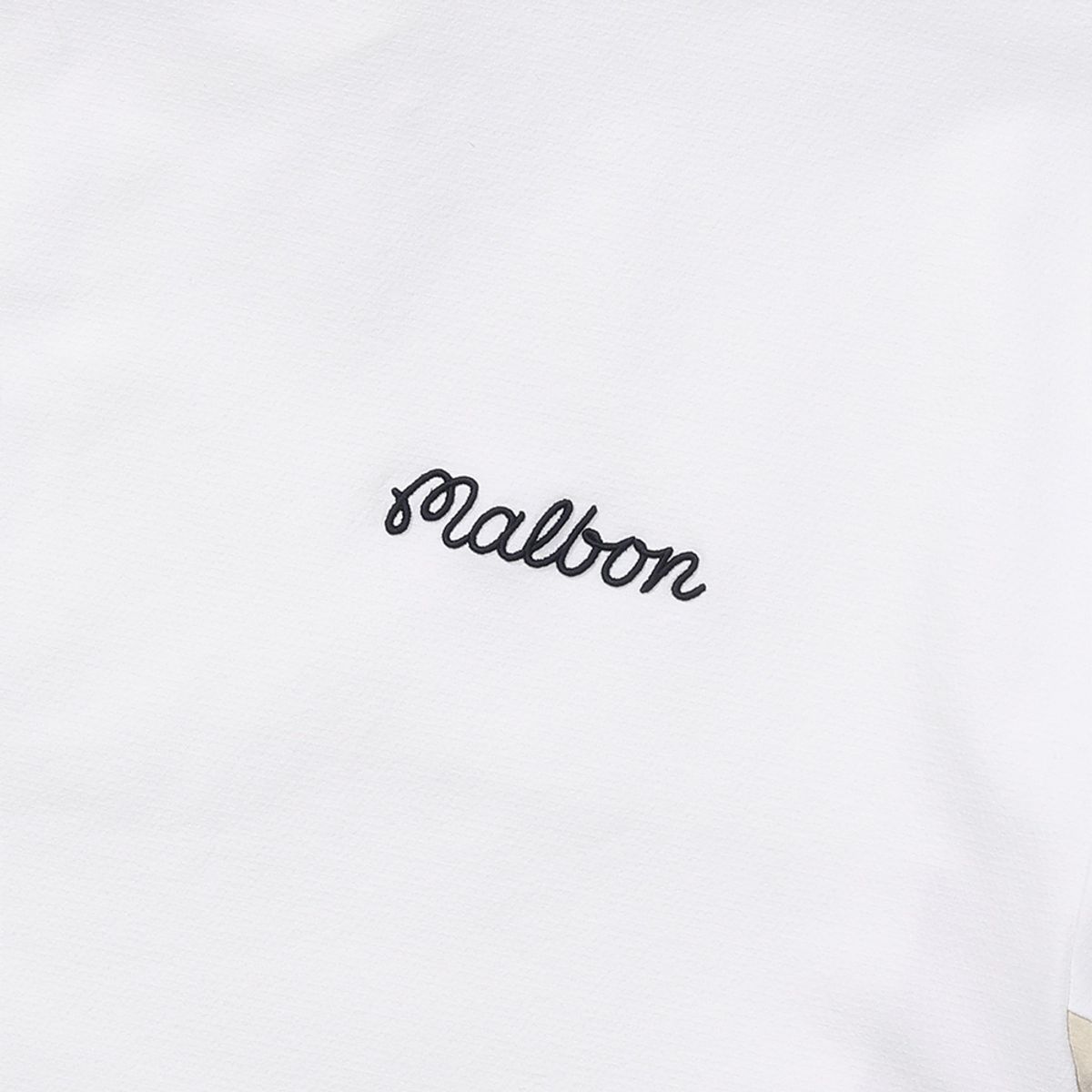 말본 골프(MALBON GOLF) 여성 우븐라이크 저지 소프트쉘 후드 아노락 WHITE (WOMAN)