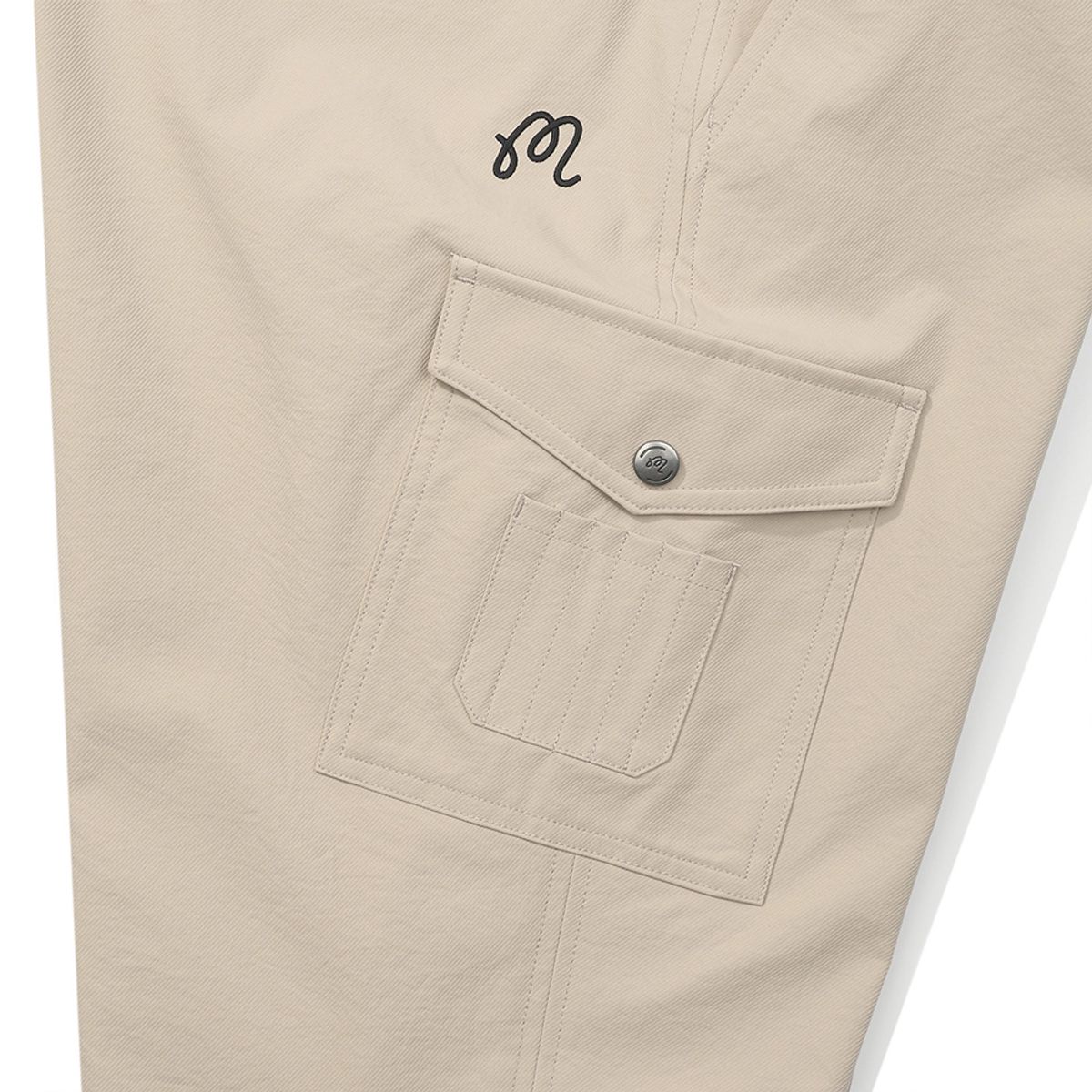 말본 골프(MALBON GOLF) 세미 와이드 카고 팬츠 BEIGE (MAN)