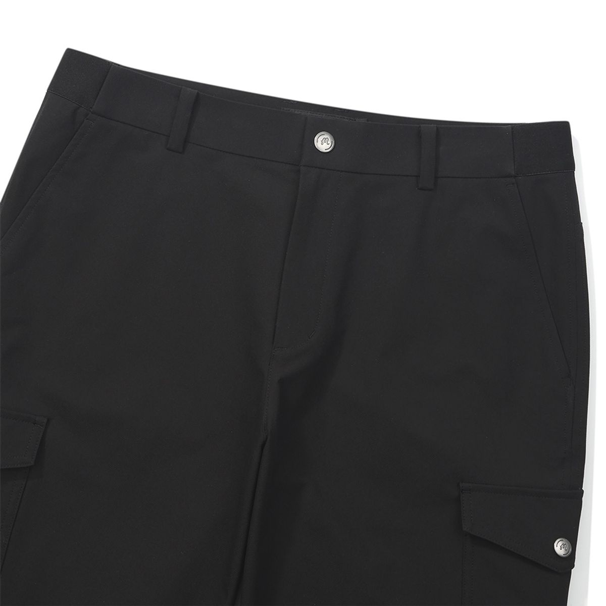 말본 골프(MALBON GOLF) 세미 와이드 카고 팬츠 BLACK (MAN)
