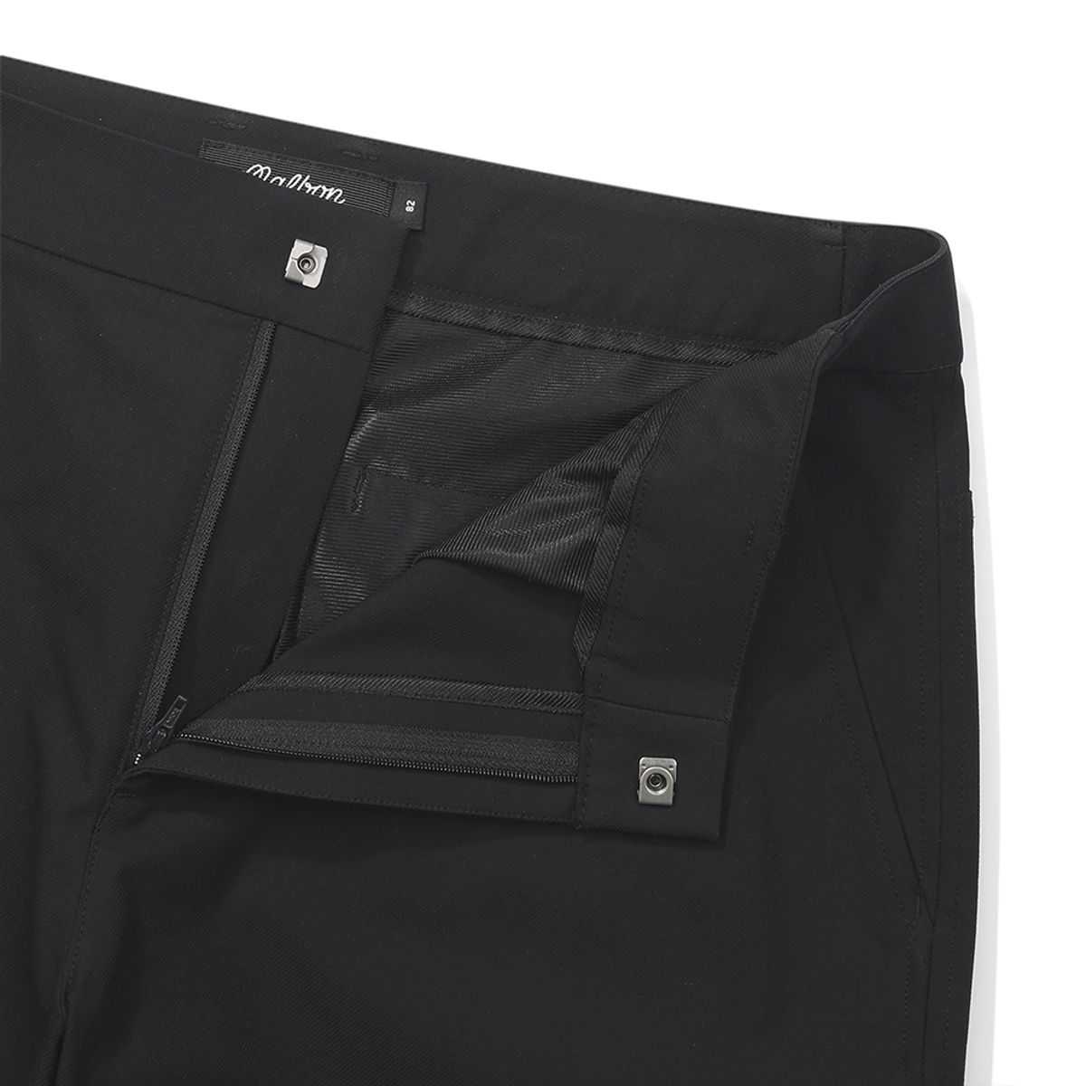 말본 골프(MALBON GOLF) 세미 와이드 카고 팬츠 BLACK (MAN)