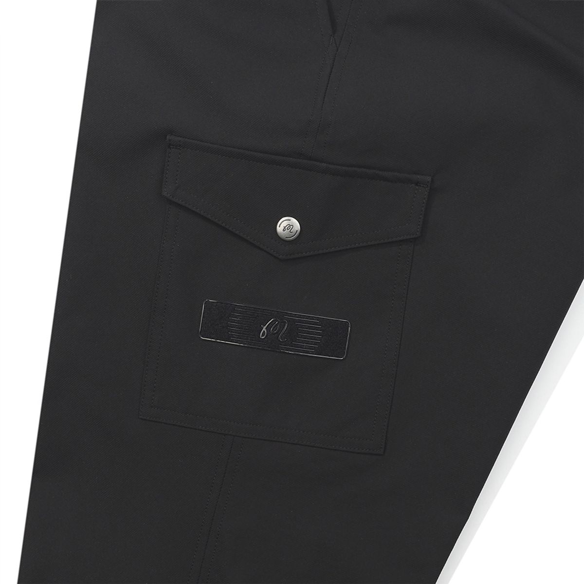 말본 골프(MALBON GOLF) 세미 와이드 카고 팬츠 BLACK (MAN)