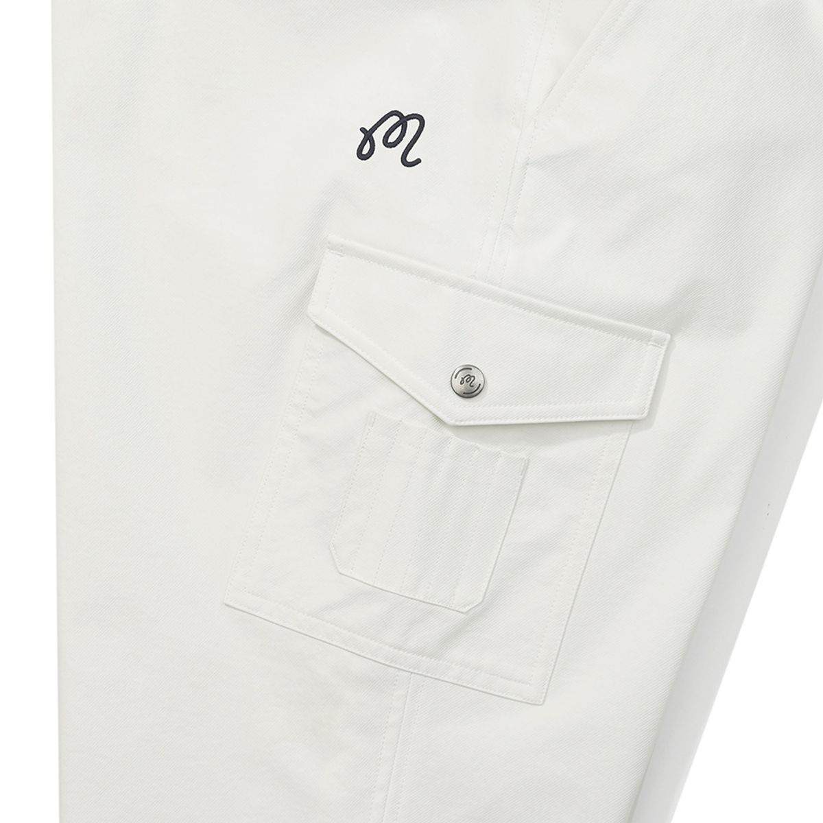 말본 골프(MALBON GOLF) 세미 와이드 카고 팬츠 CREAM (MAN)