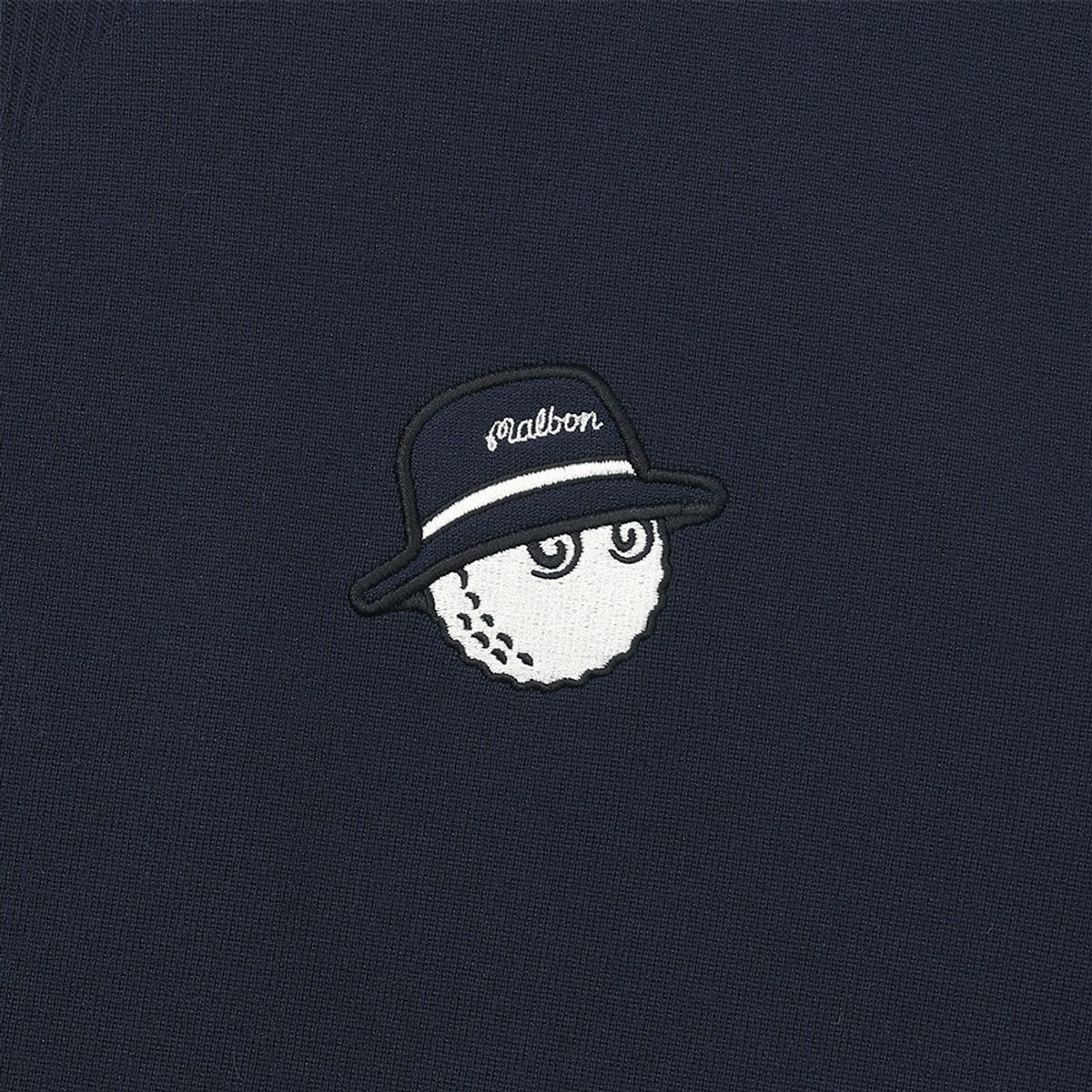 말본 골프(MALBON GOLF) 베이직 라운드 스웨터 NAVY (MAN)