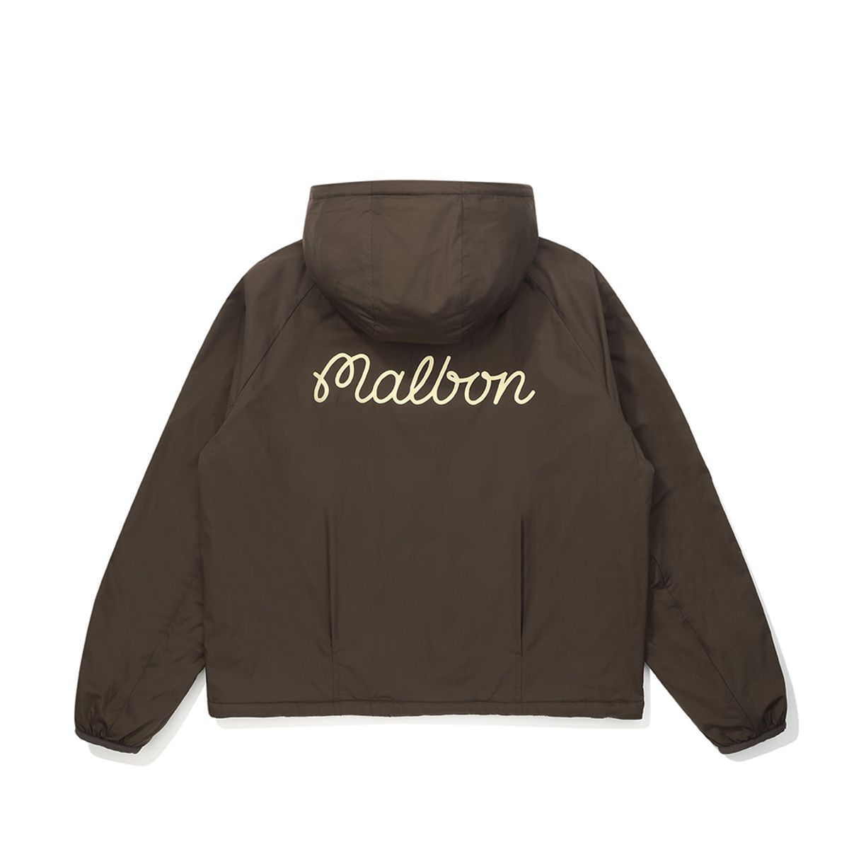 말본 골프(MALBON GOLF) 경량 플리스라이닝 후디 자켓 BROWN (WOMAN)
