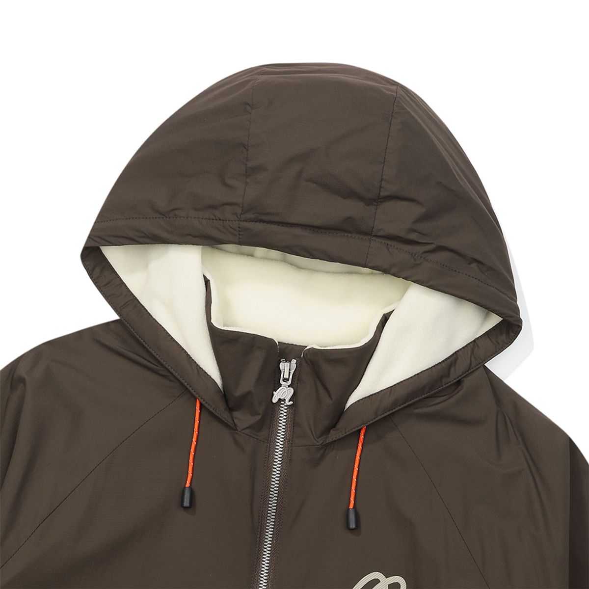 말본 골프(MALBON GOLF) 경량 플리스라이닝 후디 자켓 BROWN (WOMAN)
