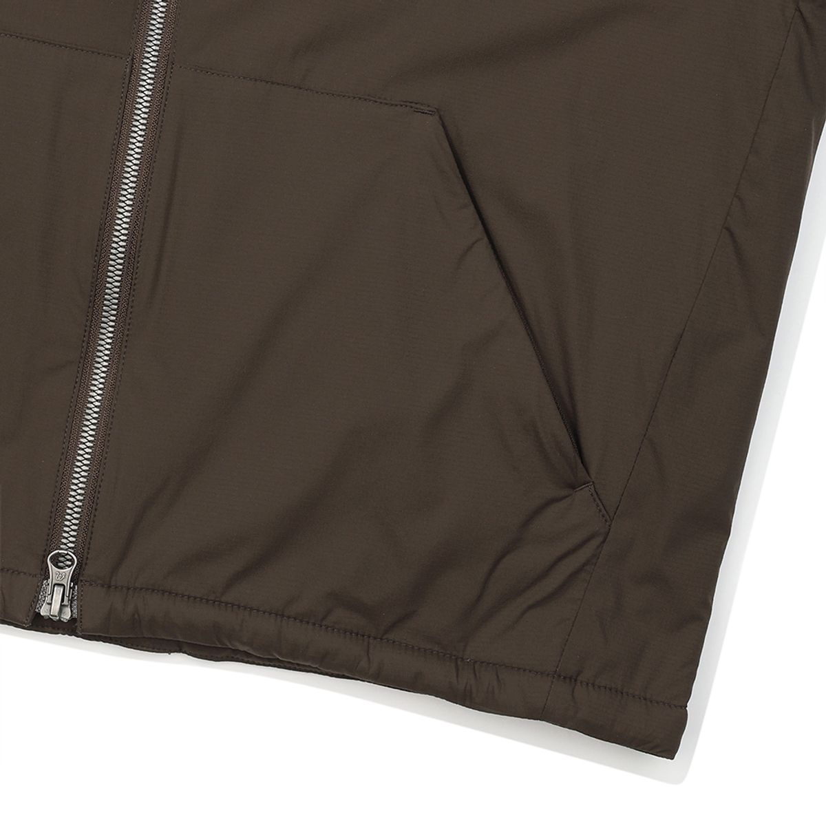 말본 골프(MALBON GOLF) 경량 플리스라이닝 후디 자켓 BROWN (WOMAN)