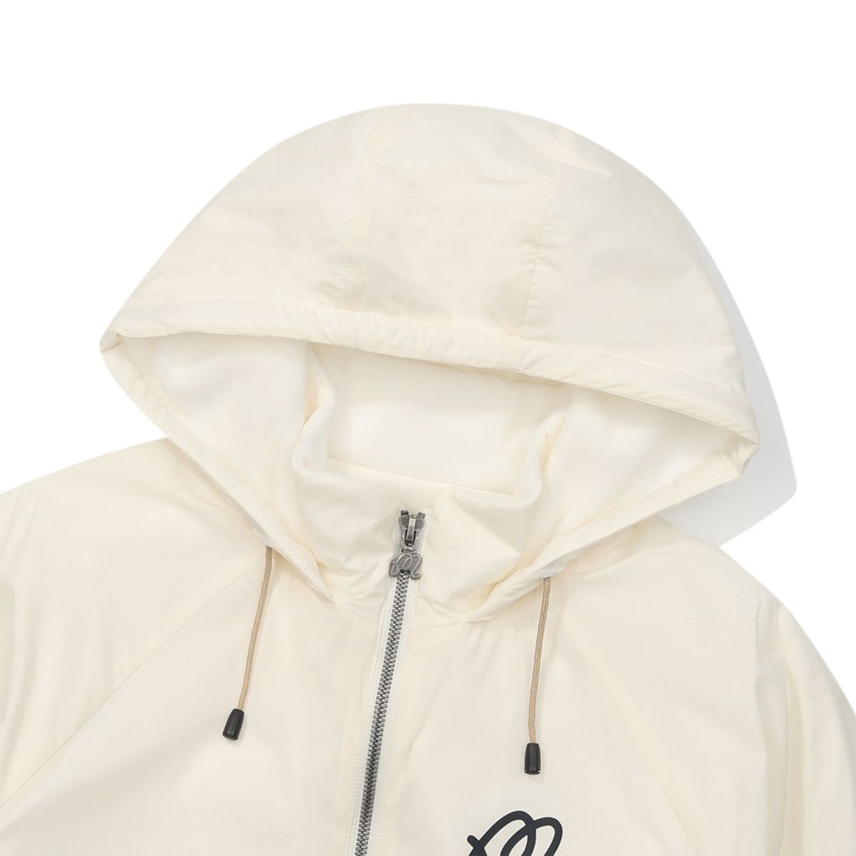 말본 골프(MALBON GOLF) 경량 플리스라이닝 후디 자켓 CREAM (WOMAN)
