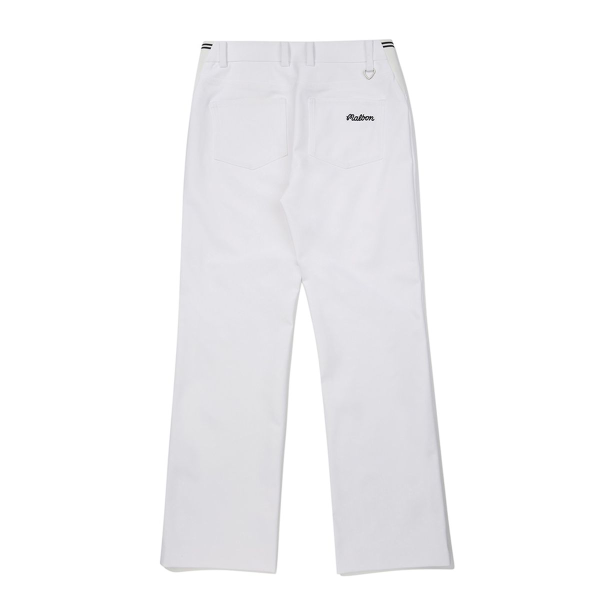 말본 골프(MALBON GOLF) 여성 세미 부츠컷 골프 팬츠 WHITE (WOMAN)
